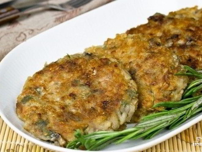 Рецепт биточков из шампиньонов
