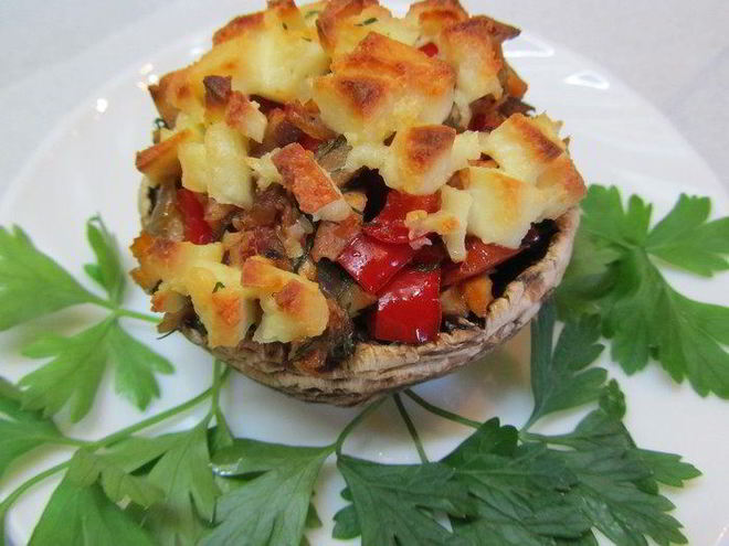 Рецепт фаршированных грибов