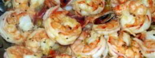 фаршированные шампиньоны с креветками. Шаг 3