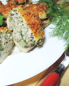 Фаршированные шампиньоны Шик