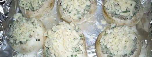 фаршированные шампиньоны шик. Шаг 3