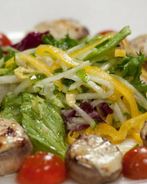 Фаршированные шляпки шампиньонов