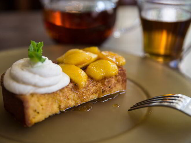 Рецепт гренки с маскарпоне и нектаринами