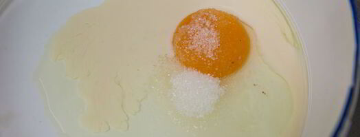 гренка с маскарпоне и нектаринами. Шаг 3