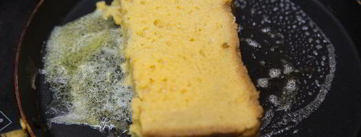 гренка с маскарпоне и нектаринами. Шаг 6