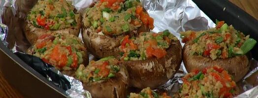 грибы по-тоскански с красным перцем и оливками. Шаг 8