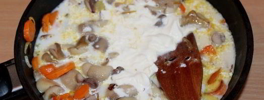 грибы с сырными сконами. Шаг 6