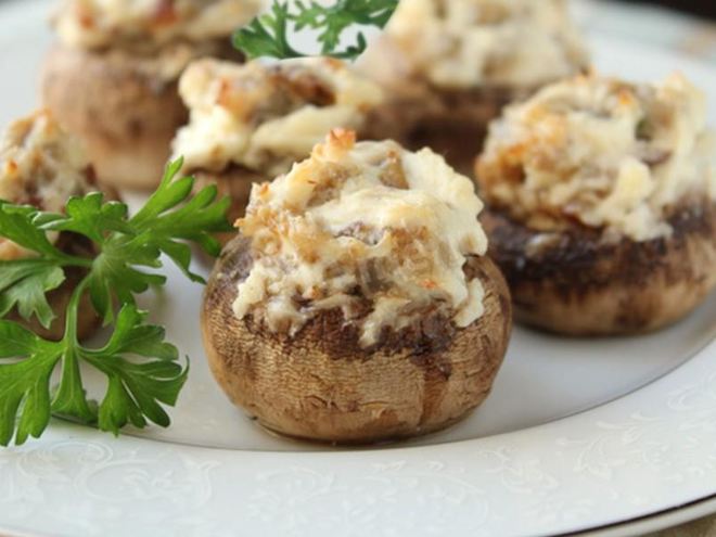 Рецепт грибов с сыром в мультиварке