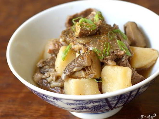 Рецепт грибов шиитаке с картошкой