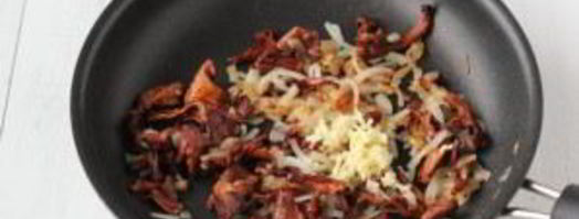 грибы сушеные жареные. Шаг 6