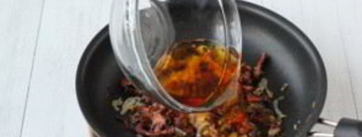 грибы сушеные жареные. Шаг 7