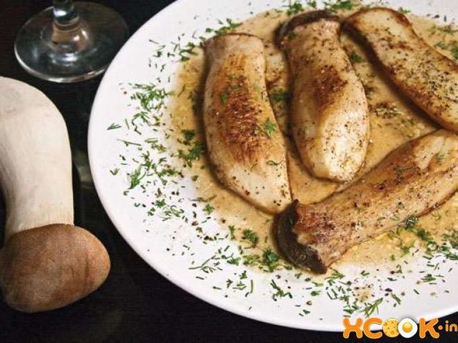 Рецепт грибов в сливочном соусе