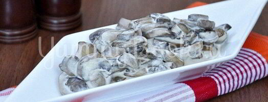 грибы в сметане. Шаг 7