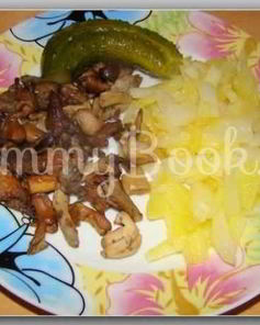 Грибы жареные