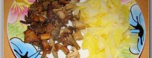 грибы жареные. Шаг 13