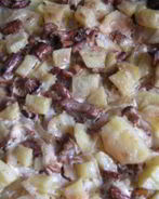 Лисички, запеченные под сыром