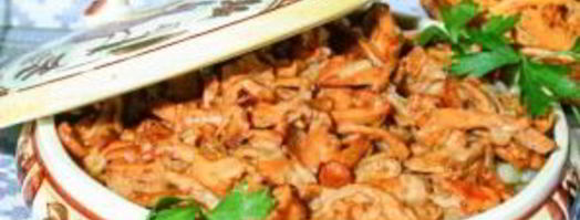 лисички, жареные в сметане. Шаг 4