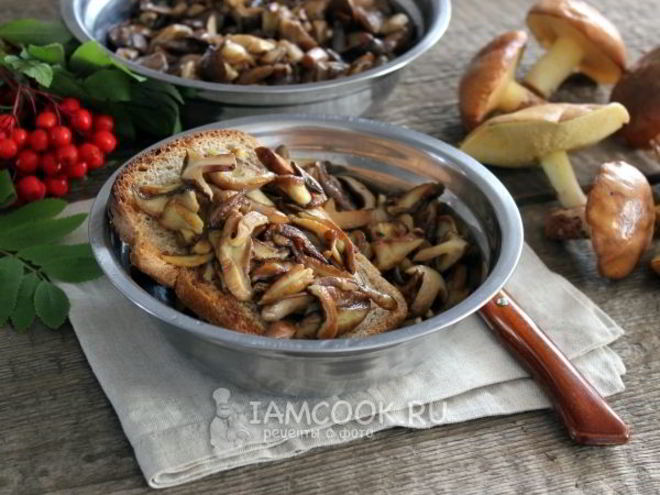 Рецепт маслят жареных