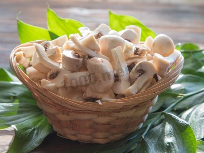 Рецепт мороженных шампиньонов