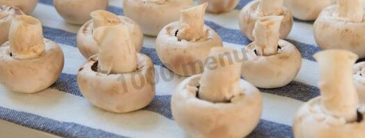 мороженные шампиньоны. Шаг 2