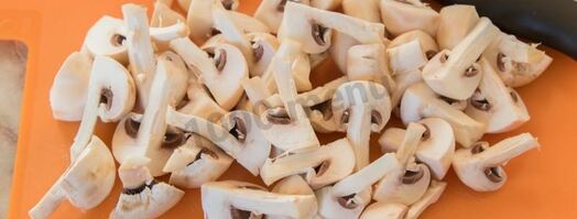 мороженные шампиньоны. Шаг 3