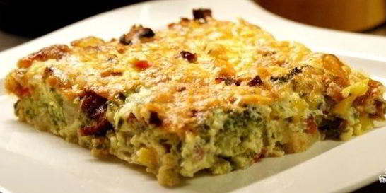 Опята с картошкой в духовке