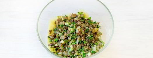 постные фаршированные шампиньоны. Шаг 14