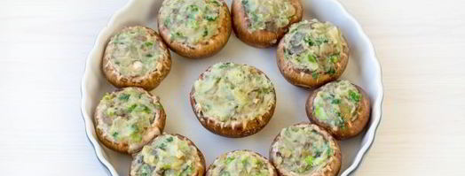 постные фаршированные шампиньоны. Шаг 15