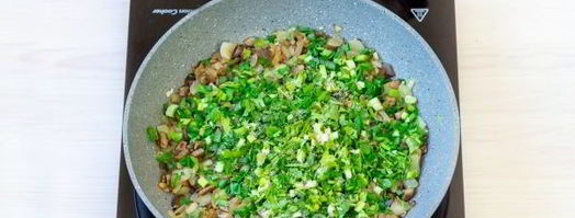 постные фаршированные шампиньоны. Шаг 12