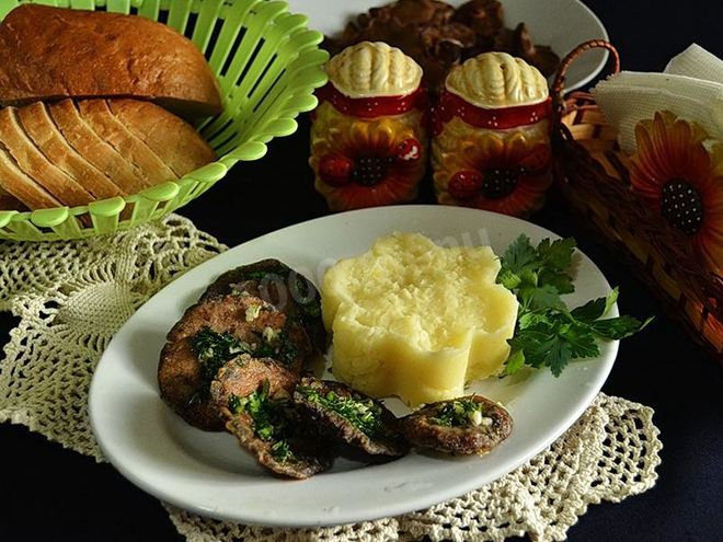 Рецепт рыжиков жареных