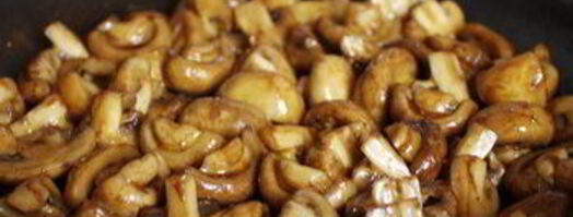 шампиньоны с бальзамическим уксусом. Шаг 3