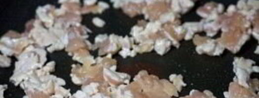 шампиньоны с курицей и сыром. Шаг 2