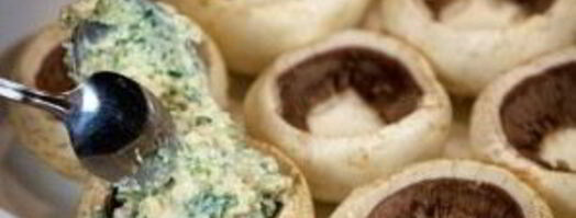 шампиньоны с курицей и сыром. Шаг 7