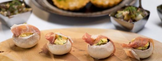 шампиньоны с яйцом и зеленью. Шаг 4