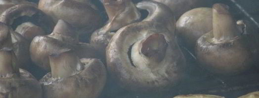 шампиньоны, запеченные на мангале. Шаг 2