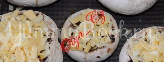 шампиньоны, запеченные с беконом и сыром. Шаг 2