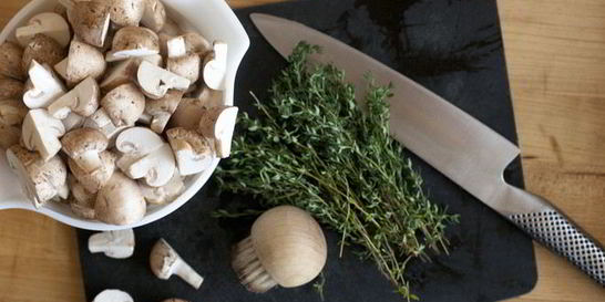 Тушеные грибы в мультиварке