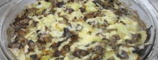 вешенки с картошкой в духовке. Шаг 5