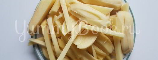 вешенки с жареной картошкой. Шаг 4