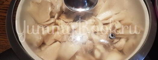 вешенки с жареной картошкой. Шаг 6