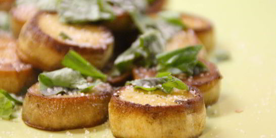 Вешенки жареные с чесноком