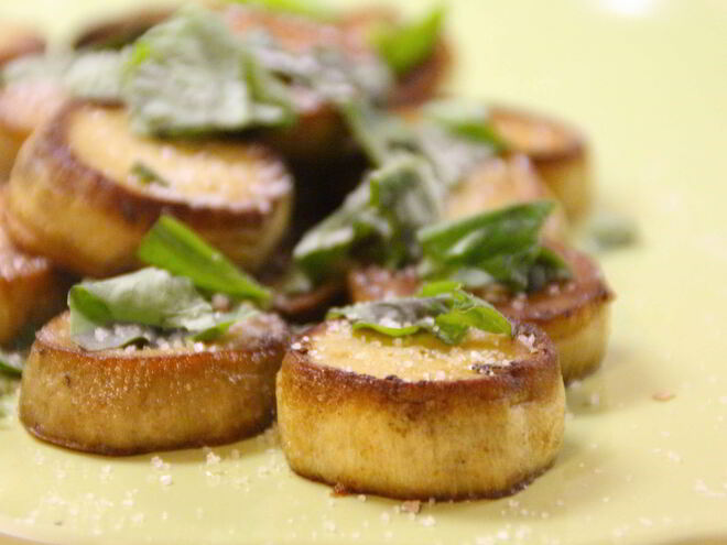 Рецепт вешенок жареных с чесноком