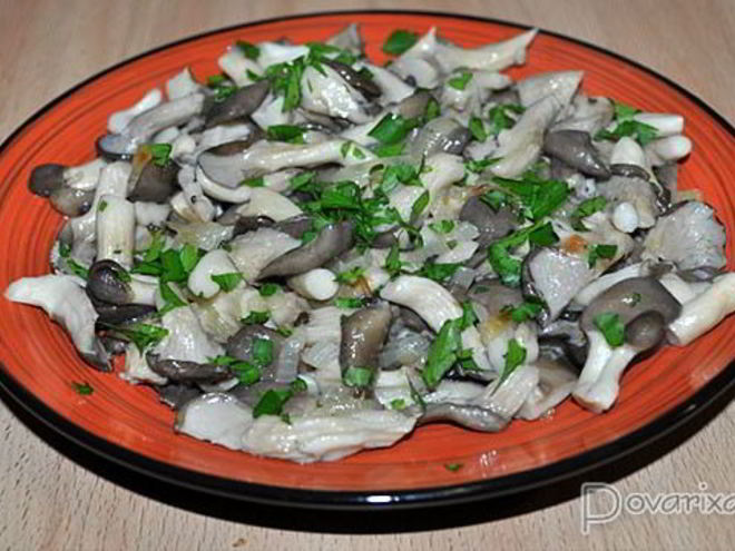 Рецепт вешенок жареных