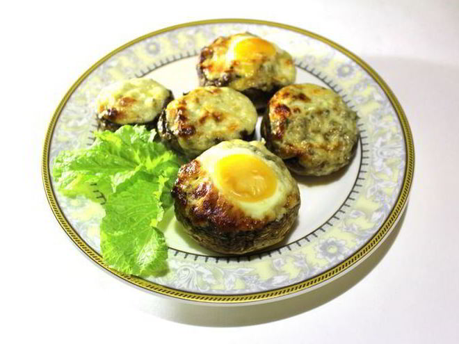 Рецепт запеченных шампиньонов