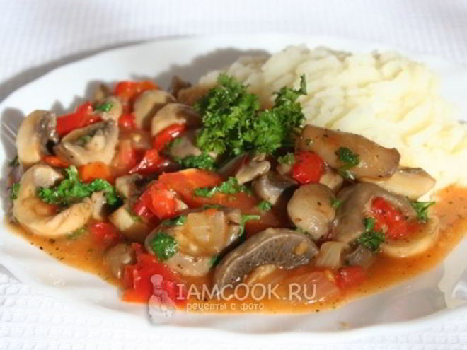Рецепт грибного гуляша