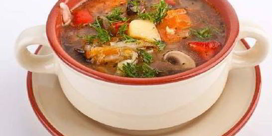 Грибной суп-гуляш