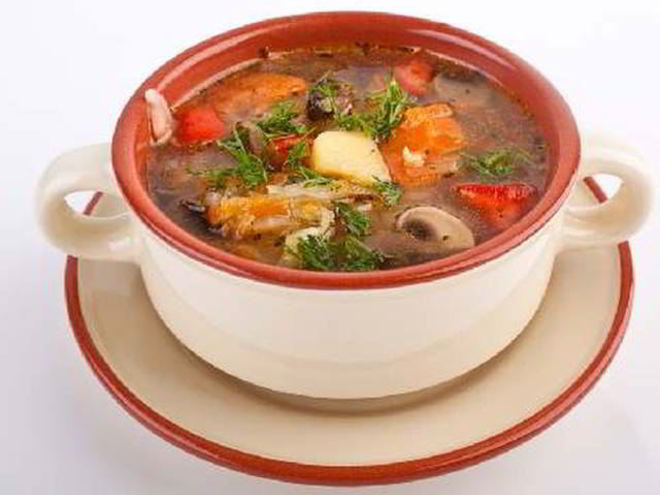 Рецепт грибного супа-гуляша