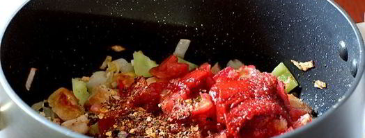 гуляш из куриного филе. Шаг 7