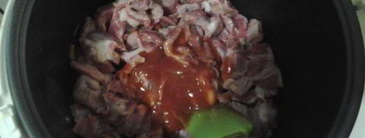 гуляш из куриных желудков. Шаг 4