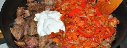 гуляш из печени. Шаг 6